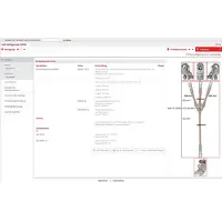 Dehn VGJD2QX Erdungs- und Kurzschließseil 3-polig 16mm2 mit aufgepressten Kabelschuhen EKV3+1 16 G VGJD2QX EKV3116GVGJD2QX
