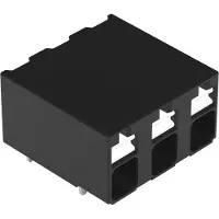Wago 2086-3203 THR-Leiterplattenklemme,Drücker,1,5 mm2,schwarz 20863203 - 228 Stück
