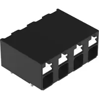 Wago 2086-3204/300-000 THR-Leiterplattenklemme,Drücker,1,5 mm2,schwarz 20863204300000 - 168 Stück