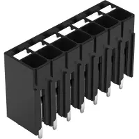 Wago 2086-1107/300-000 THR-Leiterplattenklemme,Drücker,1,5 mm2,schwarz 20861107300000 - 132 Stück
