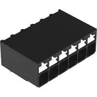 Wago 2086-1226 THR-Leiterplattenklemme,Drücker,1,5 mm2,schwarz 20861226 - 144 Stück