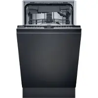 Siemens iQ300 SR73EX24ME, Voll integriert, Single (45 cm breit), Schwarz, Tasten, 1,75 m, 1,65 m