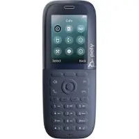 HP Poly Poly Rove Single/Dual-Cell DECT 1880-1900 MHz B2 Basisstations- und 30-Telefonhörer (Satz), Schwarz, TFT, 240 x 320 Pixel, ENERGY STAR, 300 h, 18 h