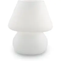 Ideal Lux PRATO TL1 SMALL, Weiß, Glas, Schlafzimmer, Kinderzimmer, Esszimmer, Wohnzimmer, IP20, II, E27