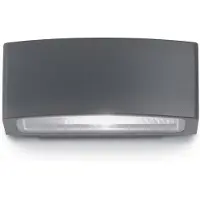 Ideal Lux ANDROMEDA AP1, Oberfläche, 1 Glühbirne(n), E27, IP55, Anthrazit