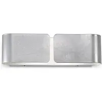 Ideal Lux CLIP AP2 SMALL, Oberfläche, 2 Glühbirne(n), E27, IP20, Silber