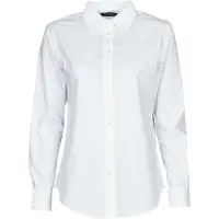 Ralph Lauren für Damen. 200684553001 Pflegeleichtes Stretch-Hemd weiß (XS), Baumwolle, Klassisch, Langarm