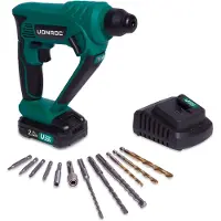 Vonroc Akku-Bohrhammer 20V - 2.0Ah | Inkl. Akku und Ladegerät
