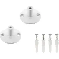 SLV 186301 WANDHALTER, für TENSEO Niedervolt-Seilsystem, kurz, weiß, 2 Stück