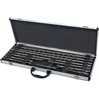 HBM 11-teiliges SDS-Bor-Set im Aluminiumkoffer