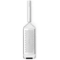 Brabantia Profile Hobel, Edelstahl, Küchenreibe ideal für Parmesan, Schokoflocken oder Gurken, Farbe: Matt Steel