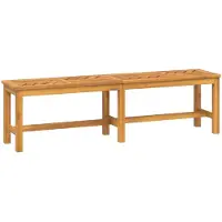 vidaXL Gartenbank 150 cm Massivholz Akazie