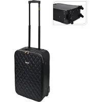 ProWorld Koffer Steppmuster 28 L Schwarz