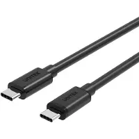 UNITEK Y-C477BK, 1 m, USB C, USB C, USB 3.2 Gen 1 (3.1 Gen 1), Schwarz