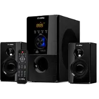 SVEN MS-2050, 2.1 Kanäle, 55 W, PC/Laptop, Schwarz, MDF-Platten, IR