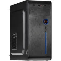 Akyga AK939BL, Midi Tower, PC, Schwarz, ATX, Flex-ATX, micro ATX, Mini-ITX, ABS Synthetik, Galvanisiertes Stahl, Heimbüro