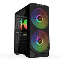 Krux Vortex, Tower, PC, Schwarz, ATX, micro ATX, Mini-ATX, Gaming, Multi