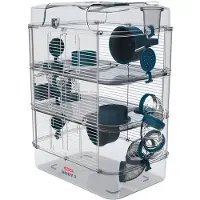 Zolux RODY3 TRIO blauer Käfig für Degus