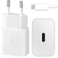 Samsung Schnellladeadapter mit Datenkabel (USB Type-C, 15 Watt) EP-T1510X