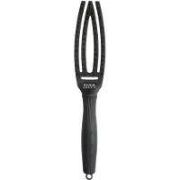 Olivia Garden Fingerbrush Iconic Boar & Nylon Full Black S