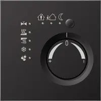 JUNG Raumtemperaturregler UP LS KNX ws glz AL2178TSD