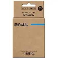 Actis KH-953CR Tintenpatrone (Ersatz für HP 953XL F6U16AE; Prämie; 25ml; cyan), Hohe (XL-) Ausbeute, Cyan, Tinte auf Farbstoffbasis, 25 ml, 1 Stück(e), Einzelpackung