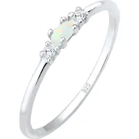 Elli Ring Vintage Opal Zirkonia 925 Sterling Silber Elli Silber