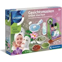 Clementoni Experimentierkasten "Galileo, Gesichtsmasken selbst machen", bunt (weiß, neutral), Experimentierkästen, Kinder, Experimentierkasten, Made in Europe