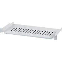 EFB Elektronik 19" Fachboden 1HE, Tiefe 150 mm, RAL7035 Traglast 5 kg Fachböden zur 48,30cm (19") Montage mit feste