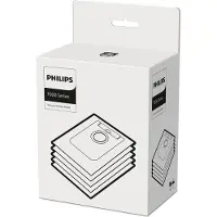 Philips Staubsaugerbeutel "XV1472/00", weiß, Staubbeutel, passend für 7000 Series XU7000/01 und XU7100/01, 5er Pack, Staubsaugerbeutel