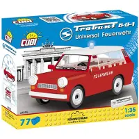COBI Trabant 601 Feuerwehr Bausatz, 1:35, 77 Teile, Oldtimer Modell