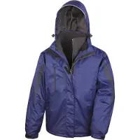 Result R400M | Herren 3 in 1 Softshell Journey Jacke - Farbe: Navy/Black - Größe: M