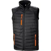 Result Core Cotton Classics-30.238X Hybrid Gilet Compass Gr. XL black/orange