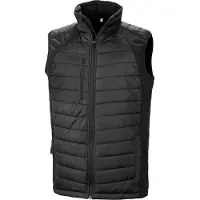 Result Core Cotton Classics-30.238X Hybrid Gilet Compass Gr. 2XL black/black