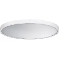 ESYLUX EO10850660 Runde, flache LED-Anbauleuchte mit pulverbeschichtetem Aluminiumgehäuse, DALI-2-Lichtsteuerung SVENJA CL 900 DDP OP 9600 840 IP20