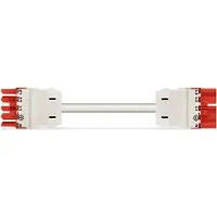 Wago 771-9975/006-202 konfektionierte Verbindungsleitung,Eca,Buchse Stecker,rot 7719975006202