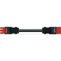 Wago 771-9373/066-201 konfektionierte Verbindungsleitung,Cca,Buchse Stecker,rot 7719373066201