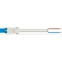 Wago 771-8982/216-602 konfektionierte Anschlussleitung,Eca,Stecker/offenes Ende,blau 7718982216602