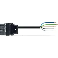 Wago 771-8985/207-103 konfektionierte Anschlussleitung,Eca,Stecker/offenes Ende,dunkelgrau 7718985207103