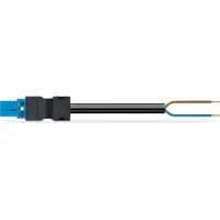 Wago 771-8982/206-701 konfektionierte Anschlussleitung,Eca,Stecker/offenes Ende,blau 7718982206701