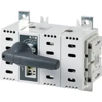Eaton 6098940 DC-Lasttrennschalter, 250 A, 2-polig, 2 Schließer, 2 Öffner, mit grauem Drehgriff, Verteilereinbau DDC-250/2