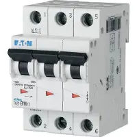 Eaton 240894 Leitungsschutzschalter, 15 A, 3p, Charakteristik: C FAZT-C15/3