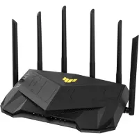 Asus TUF Gaming AX6000, Wi-Fi 6 (802.11ax), Dual-Band (2,4 GHz/5 GHz), Ethernet/LAN, Schwarz, Tabletop-Router
