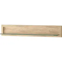Szynaka Meble Wohnzimmer-Set Wohnwand Limbo 2-teilig Eiche Artisan teilmassiv
