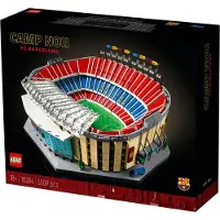 LEGO 10284 Icons Camp Nou – FC Barcelona Fußballstadion, Modellbausatz, großes Set für Erwachsene, Geschenkidee