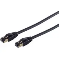 Shiverpeaks BS08-41015, 0,5 m, Cat8, F/FTP (FFTP), RJ-45, RJ-45, Schwarz