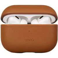 Uniq Terra AirPods Pro 2. Generation Echtleder-Hülle (2022/2023) Braun/Toffeebraun
