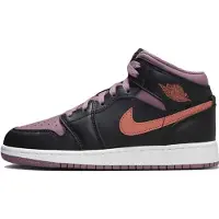 Jordan 1 Mid SE Black Sky J Mauve White Sky J Orange (GS) - EU 36