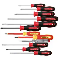 Gedore red R38002012 Schraubendrehersatz PH+PZ+LS 2K 12-teilig, 3301273