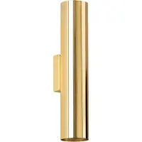 Sollux Wandleuchten LAGOS 2 glanzgold 2xGU10 10W Stahl 30x8x6cm